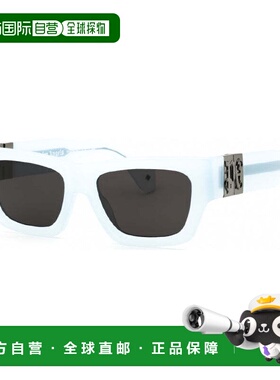 自营Palm Angels Sunglasses Square Full Rim, Yellow Frame And