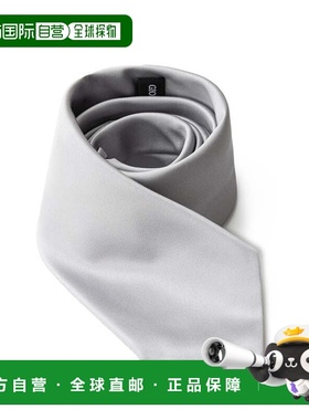 自营Giorgio Armani Silk Men's Tie - silver 美国奥莱直发
