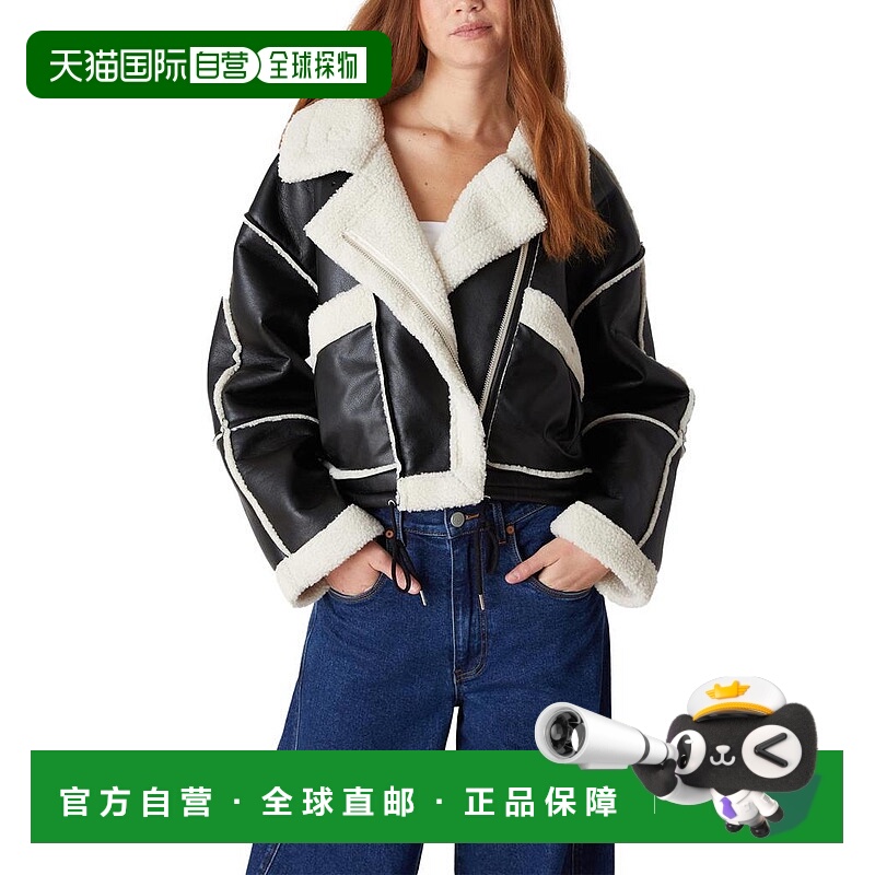 1h可退 【美国直邮】blank nyc 女士 皮质外套