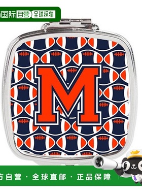 自营 Carolines Treasures CJ1066-MSCM 字母 M 足球橙,正品