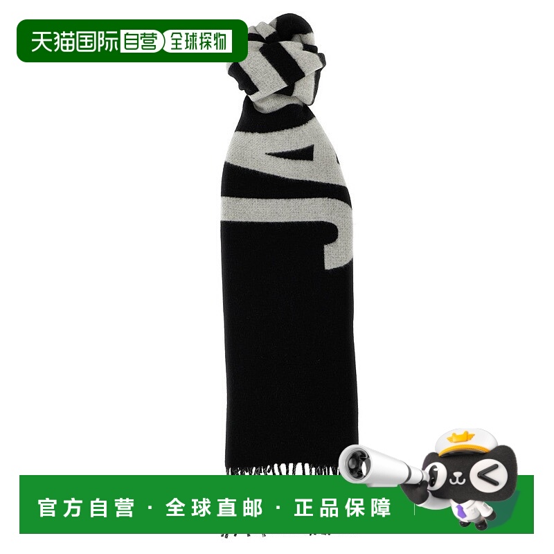 自营jacquemus'L'echarpe ' Scarf - black 美国奥莱直发
