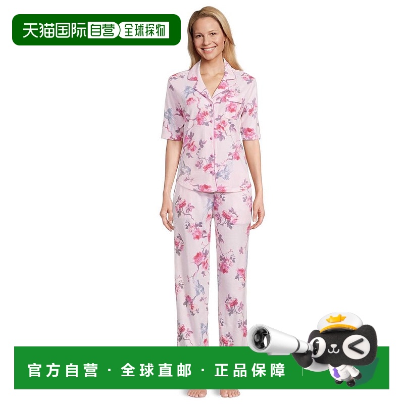 1小时内可退 【美国直邮】karen neuburger 女士 睡衣上装长袖