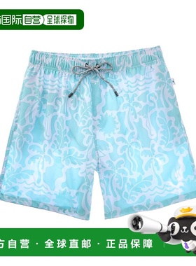 自营 vintage summer复古夏季四向弹力Volley泳裤-绿色 美国奥莱