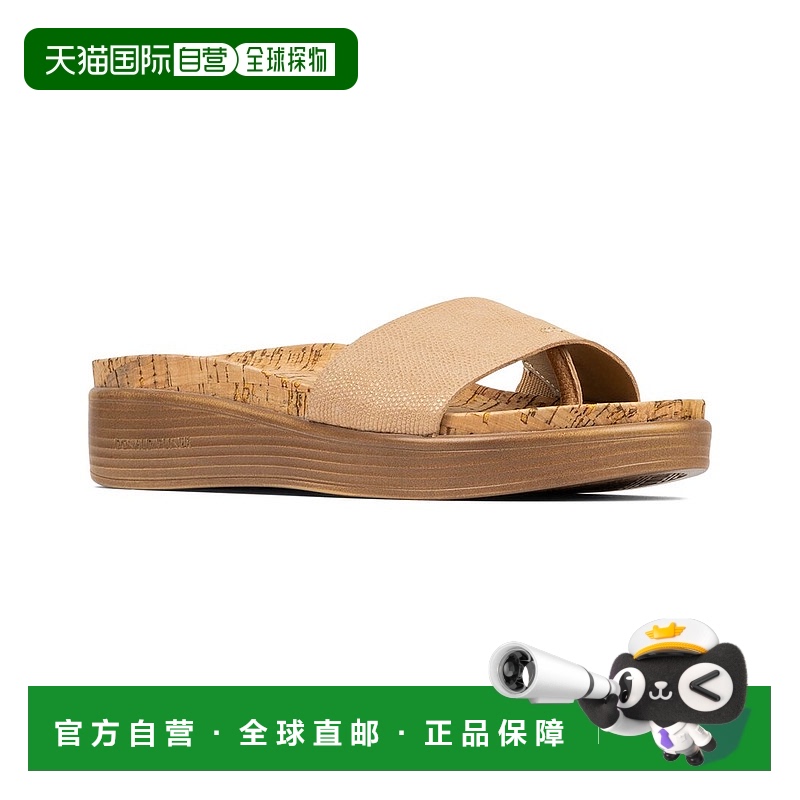 自营 Donald Pliner 斐济皮革凉鞋 - 棕色 美国奥莱直发