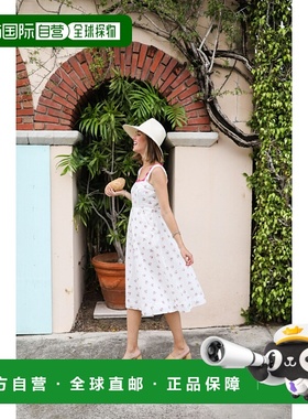 自营duffield laneRicRac Wendy白玫瑰连衣裙-白色 美国奥莱直发