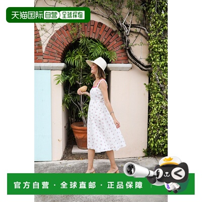 自营duffield laneRicRac Wendy白玫瑰连衣裙-白色 美国奥莱直发