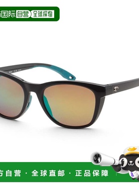 自营Costa del Mar女式54毫米黑色太阳镜-黑色 美国奥莱直发