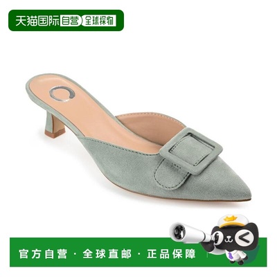 【美国直邮】journee collection 女士 高跟鞋尖头平底鞋浅口舒适