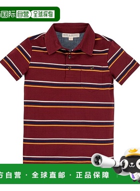 自营 hope & henryHope&Henry单口袋针织Polo衫-红色 美国奥莱直