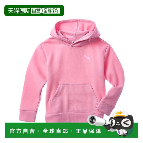 自营PUMA Foundations Fleece Pullover Hoodie - pink 美国奥莱