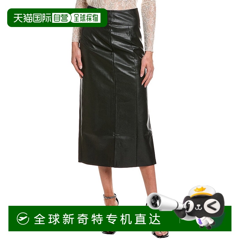 自营 bardot芭铎但丁迷笛裙-黑色 【美国奥莱】直发