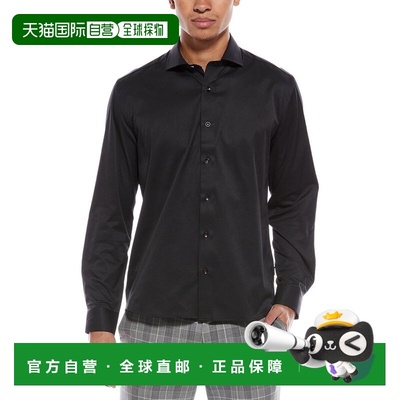 自营Stone Rose Performance Stretch Woven Shirt - black 美国