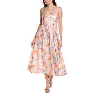 pink 自营Bardot 美国奥莱直发 Dress Midi Lola Corset