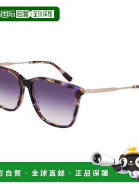 自营Lacoste Acetate Women's Sunglasses - purple 美国奥莱直发