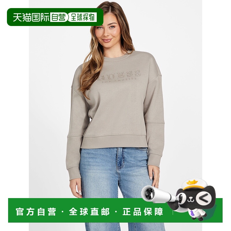自营guessJole Fleece Pullover - moondust 美国奥莱直发
