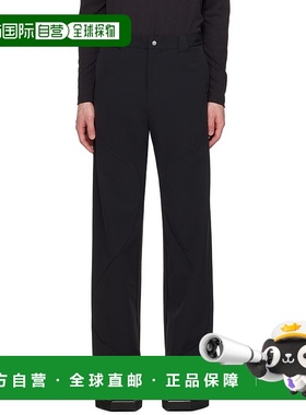 1h可退 香港直邮潮奢 Uncertain Factor 男士 黑色 Roll 长裤 UF2