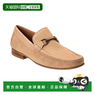 Pliner 美国奥莱直发男鞋 Leather brown Loafer 自营Donald