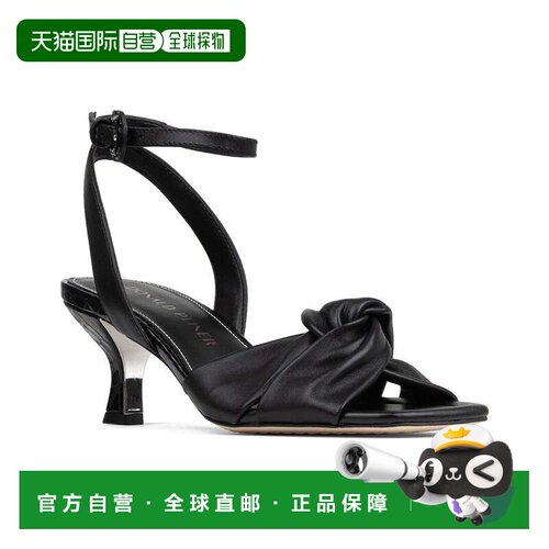 自营Donald Pliner Gideon08 leather Sandal - black 美国奥莱直