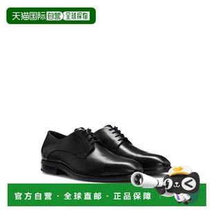 黑色 自营 皮革德比鞋 头 美国奥莱直发 boss带鞋