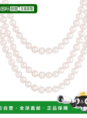自营 splendid pearls Endless 黑色 100\淡水珍珠项链 白色 美国