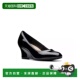 美国直邮 Clarks Olivette系列 1h可退 女士优雅坡跟珍珠单鞋