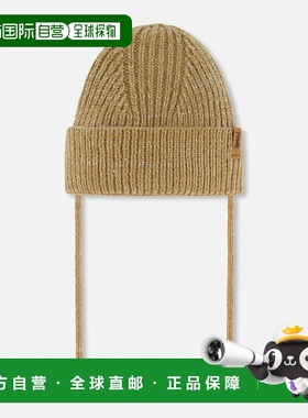 自营 deux par deux季中针织帽，带细绳 灰褐色 - 灰褐色 美国奥
