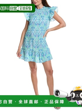 自营 Sail to Sable迷你连衣裙-绿色 美国奥莱直发新款