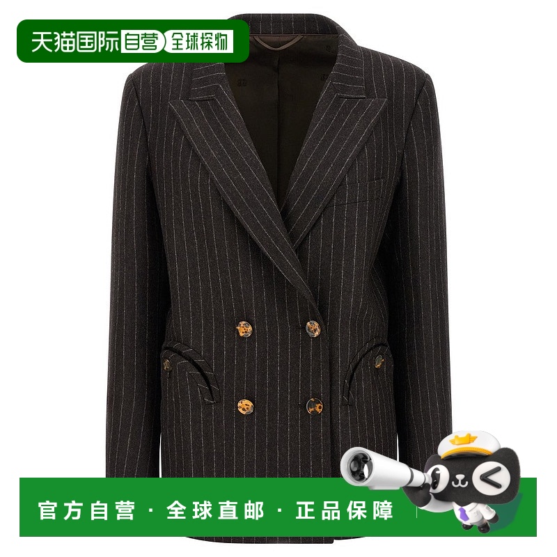 自营 blazé milano“莫德夫人每晚”黑色运动夹克 美国奥莱直发