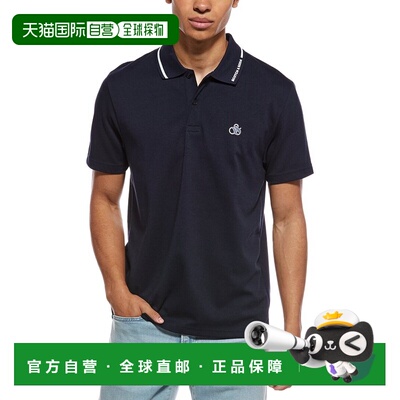 自营Scotch & Soda Tipped Polo Shirt - blue 美国奥莱直发