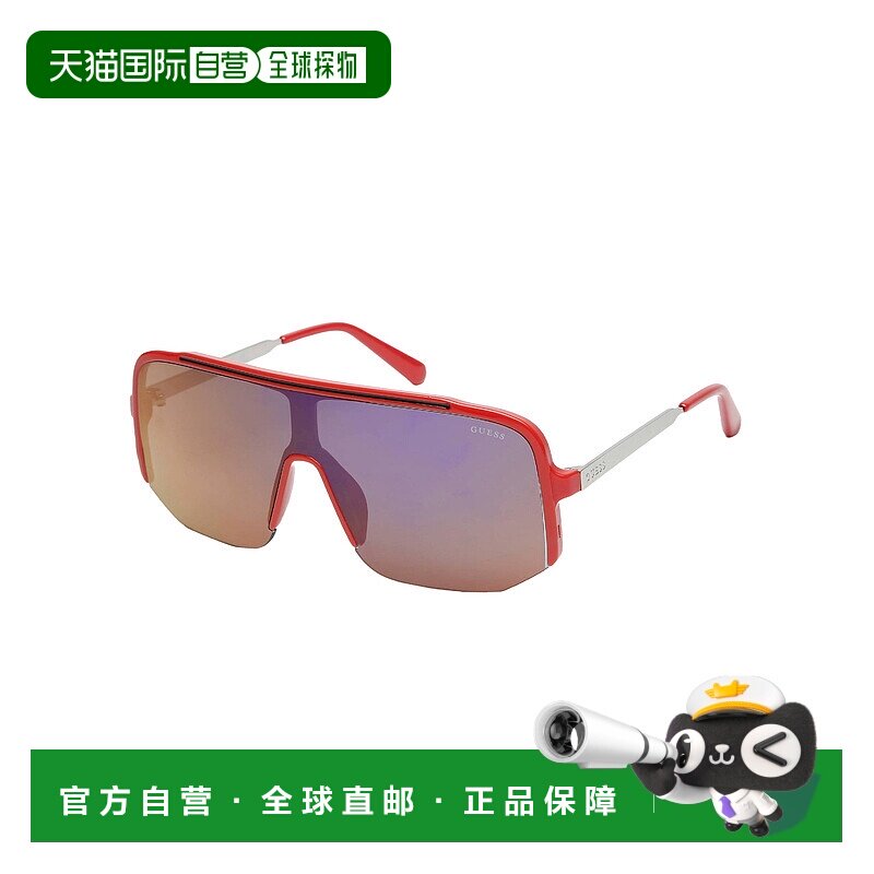 自营 guess金属防护太阳镜-红色 美国奥莱直发