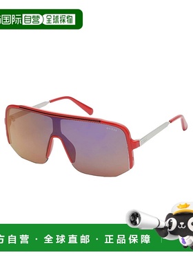 自营 guess金属防护太阳镜-红色 美国奥莱直发