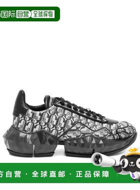 自营Jimmy Choo Calfskin Chunky Women's Sneakers - black 美国