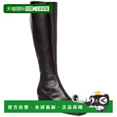 FAR black Edie Knee 自营By Boot Leather High 美国奥莱直发