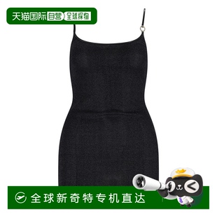 直发 自营 osereeLumiere腰带迷你裙 黑色 美国奥莱