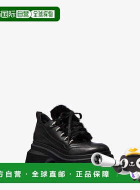 1h可退 【美国直邮】Michael Kors Shiloh 女士真皮人造毛皮厚底