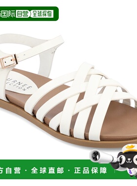 自营 Journee Collection 女式 Kimmie 凉鞋 白色 美国奥莱直发