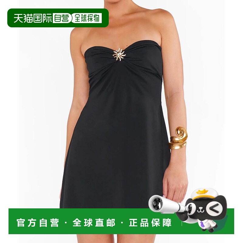 自营 show me your mumu黑色热夜礼服-黑色 美国奥莱直发连衣裙