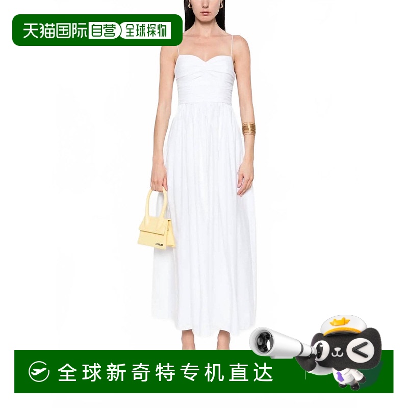 自营 matteau白色紧身迷笛连衣裙 美国奥莱直发