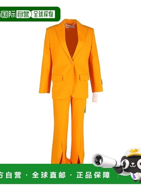 自营off-white米白色橙色粘胶纤维西装套装 - 橙色 【美国奥莱】