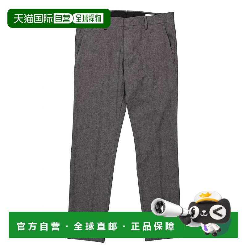 自营nn07男式Theo中腰长裤，黑色 美国奥莱直发