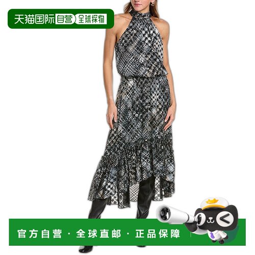 自营Ramy Brook Alyssa 连衣裙 - 黑色 美国奥莱直发性感