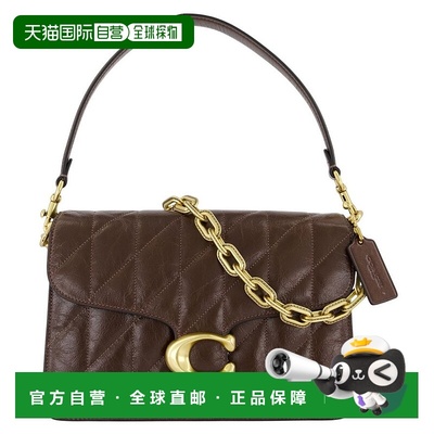 自营Tabby With Chain Shoulder Bag - Coach - Leather - Brown