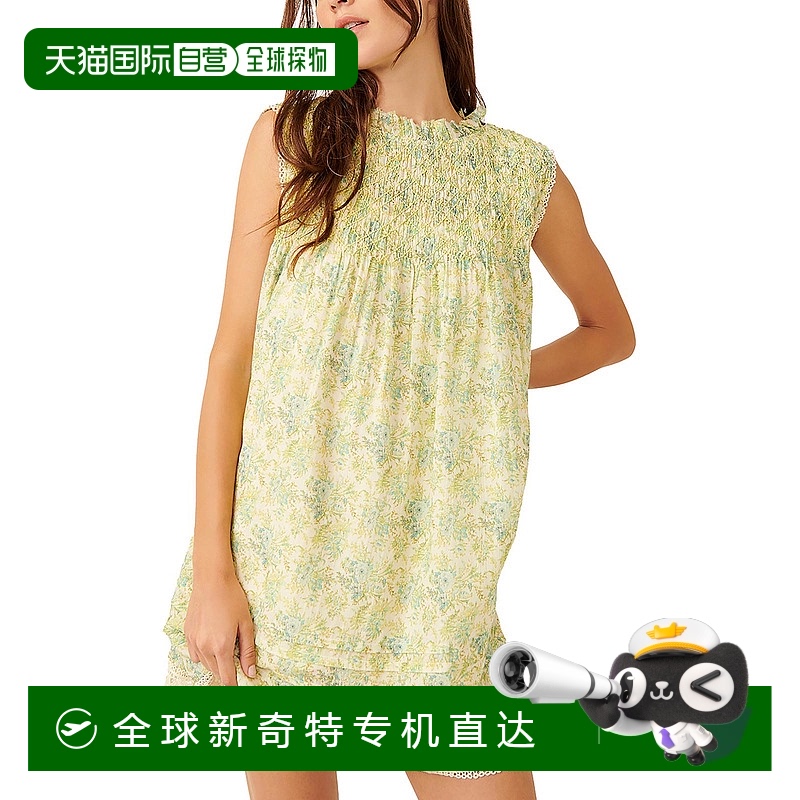 自营free peopleShea 女士花卉印花迷你连衣裙 - undersea 【美国