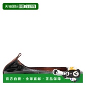 black 自营Lanvin 美国奥莱直 Ballerina Flats Patent Leather