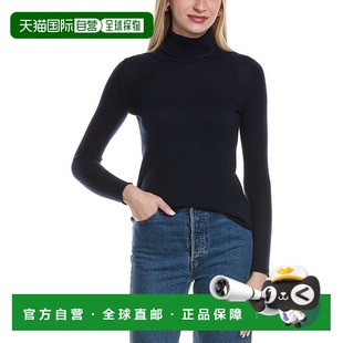 自营sofiacashmere Turtleneck Wool & Cashmere-Blend Sweater -