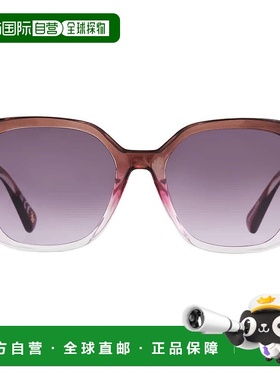 自营Nine West NW 25 491 PRP Smoke Cat Eye Ladies Sunglasses