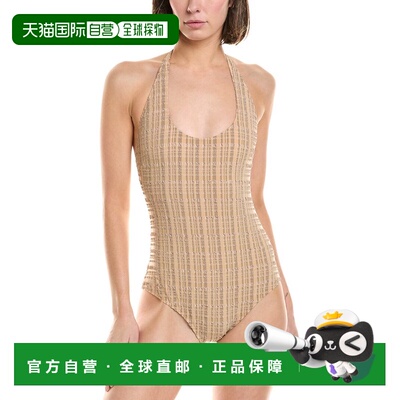 自营Lisa Marie Fernandez Amber Maillot One-Piece - beige 美