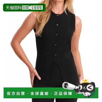 自营525 americaFelicity Structured Vest In Black - black 美