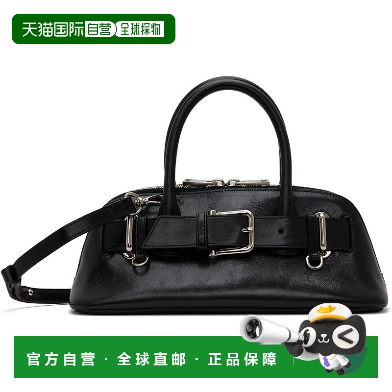 1h可退 香港直邮潮奢 Osoi 女士 黑色迷你 Zip Brocle 手提包 25S