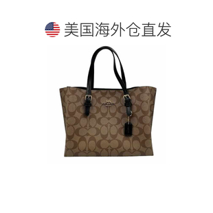 Handbag Pvc Signature 美国奥莱 Owned brown Pre 自营Coach